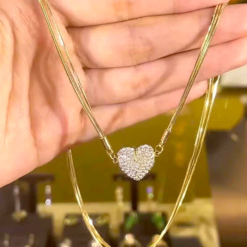 Gold- tone Heart necklace
